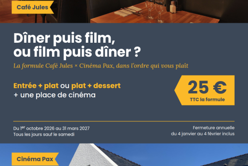 Dîner puis film, ou film puis dîner ?